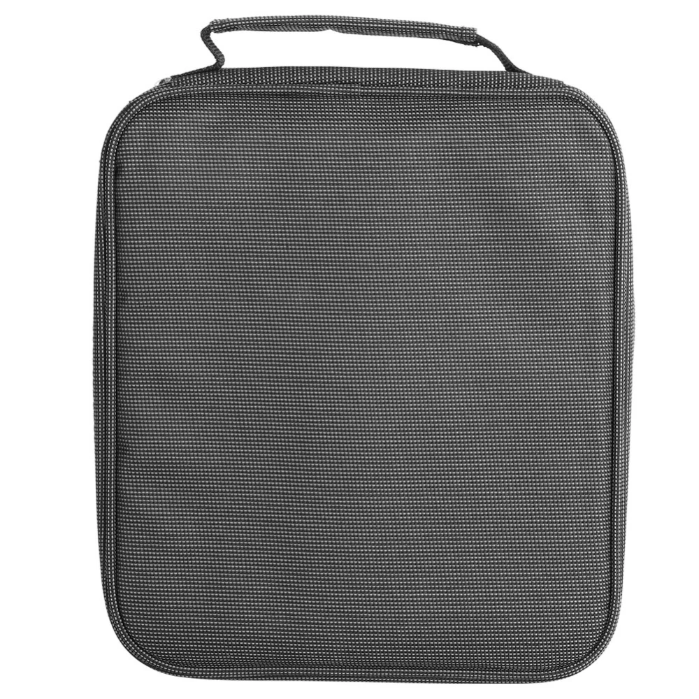 Pen Case Simple Portable Stationery Bag School Supplies Gray Black Large Capacity Matte Cloth