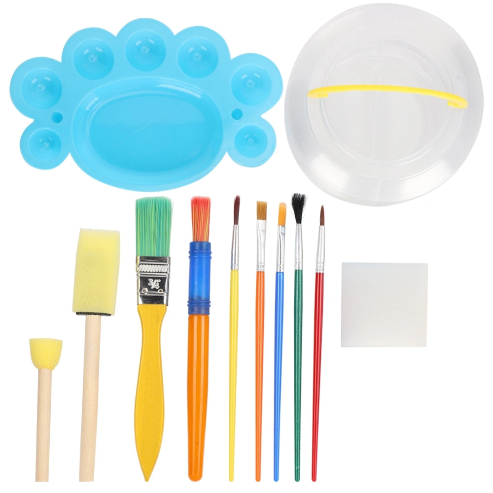 YS8011 Children's Painting Set DIY Graffiti Fine Art Paintbrush Palette Bucket Drawing Toys