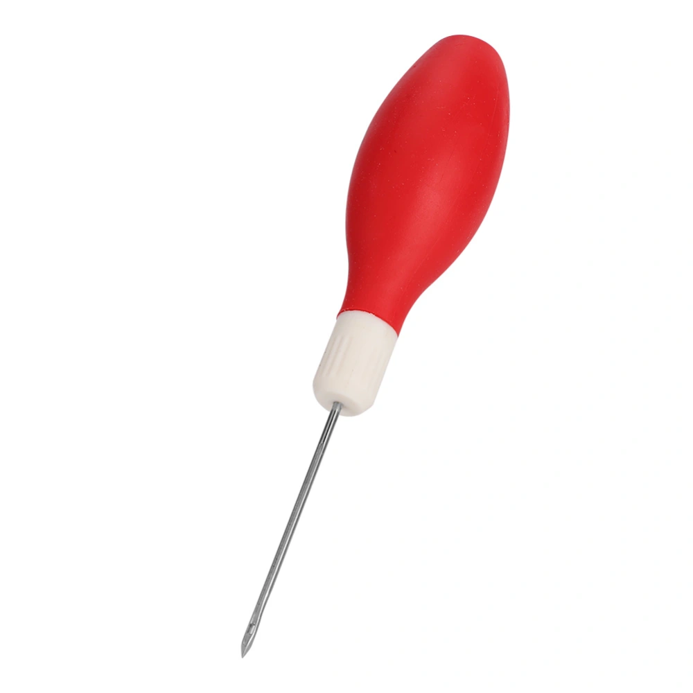 Sewing Awl with Silicone Handle Hand-Made Sole Needle for Shoes Repair Leather Tool