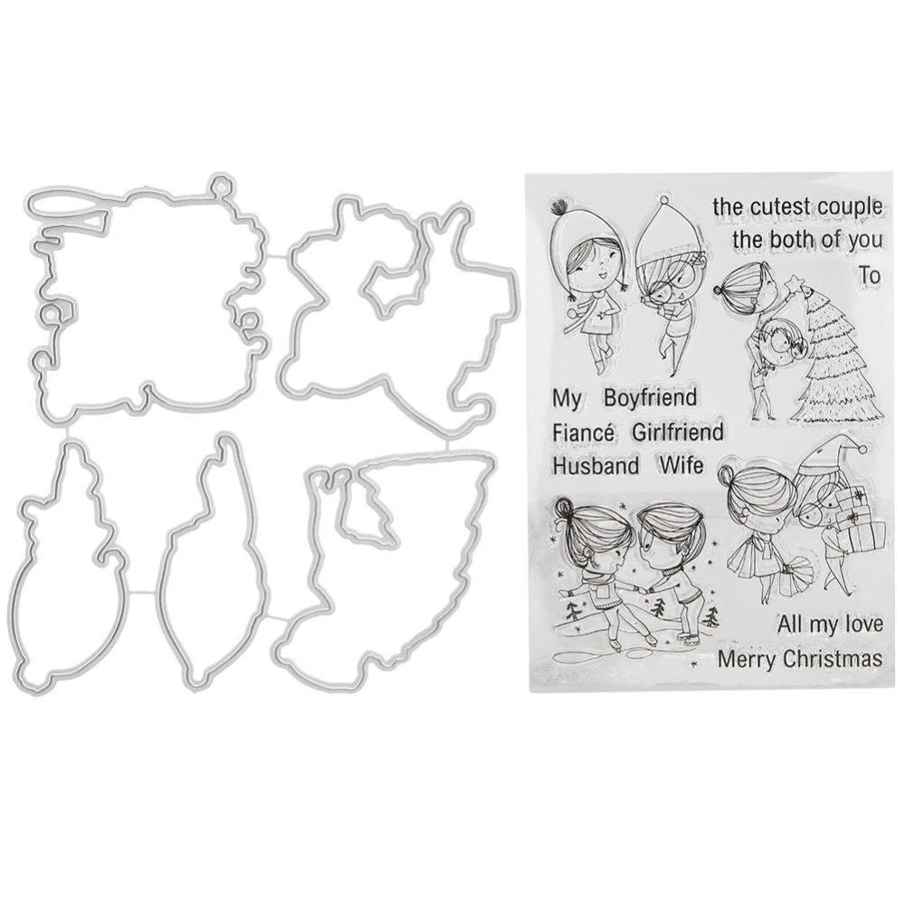 Transparent Seal DIY Hand Account Scrapbook Finished Stamp Lovely Young Girls Boys Photo Album Decoration