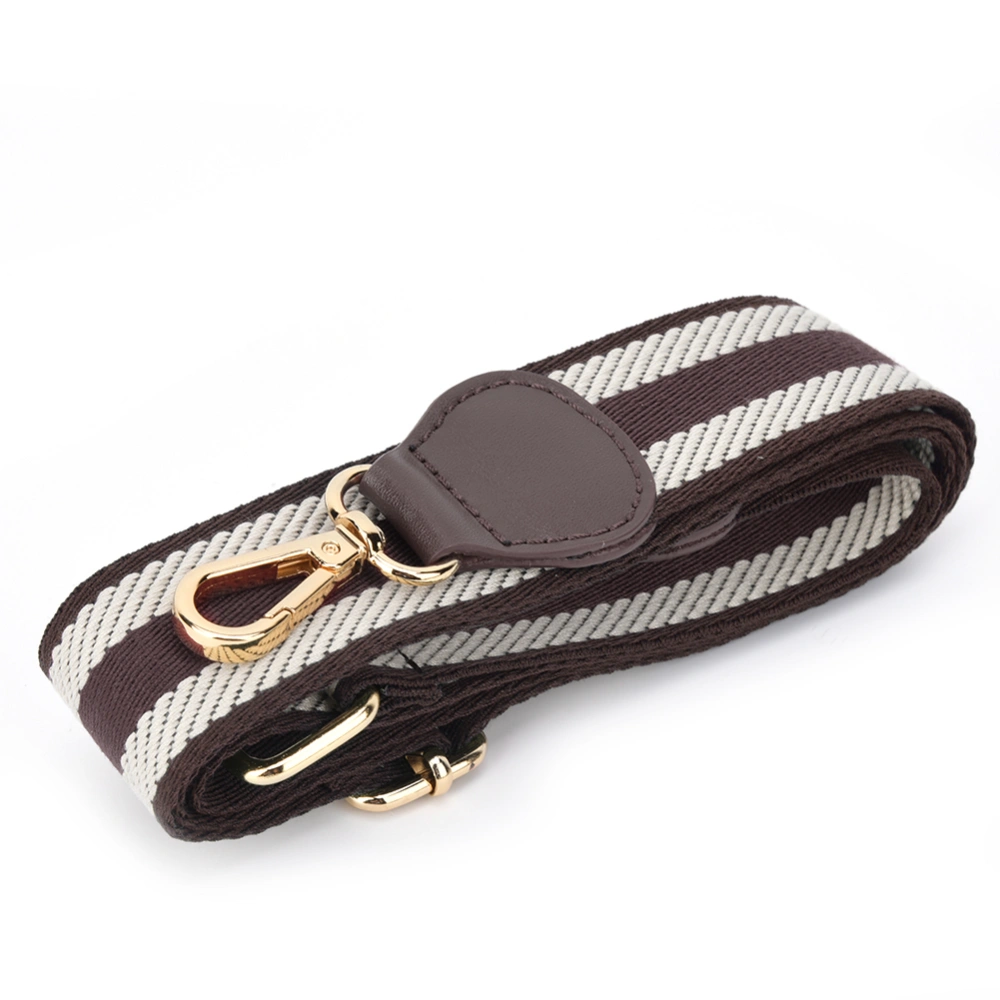 Bag Strap Leather Handbag Slanting Adjustable Bag Belt Replacement Part Manual Bag DIY Accessory 3.8cmCoffee