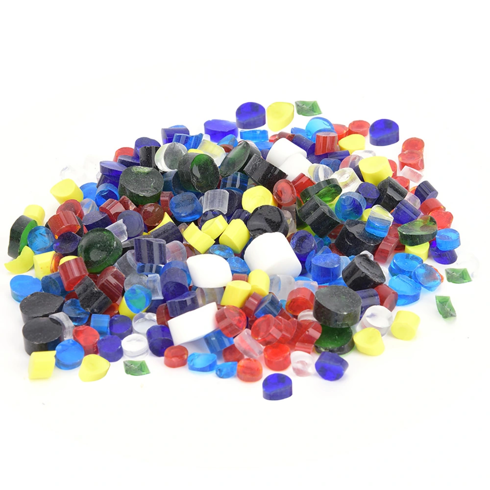 Millefiori Glass Mixed Color Thermal Fusing Coloured Glaze for Decoration Hot Melt Glass Block Kit 100g