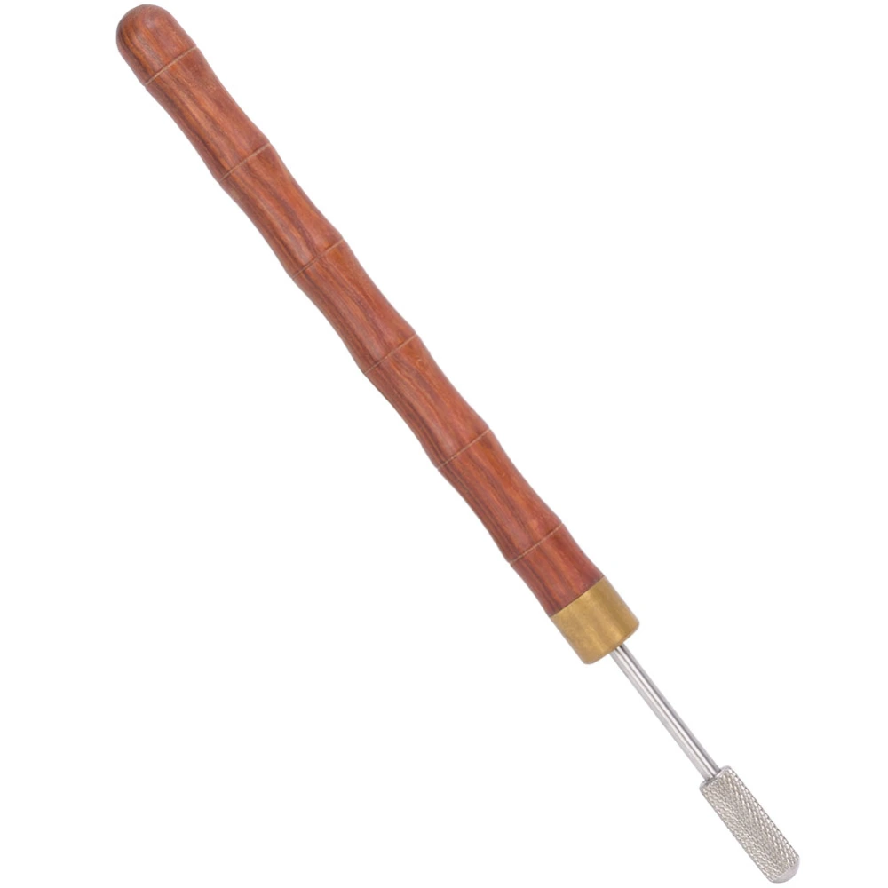 Sandalwood Handle Edge Dye Pen Applicator DIY Leather Craft Edge Treatment ToolsRed