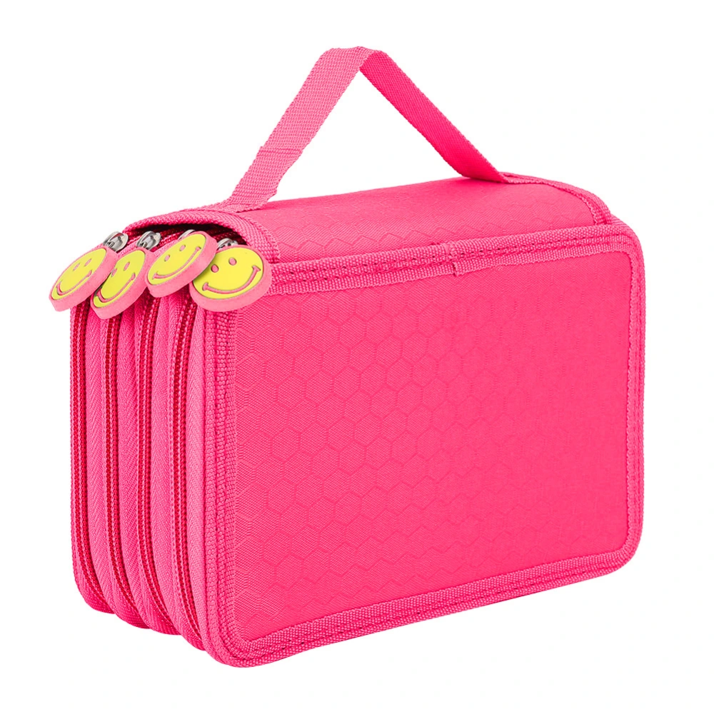 72 Hole 4 Layer Large Capacity Pencil Case Cartoon Zipper Colored Pencil Bag Student Supplies
