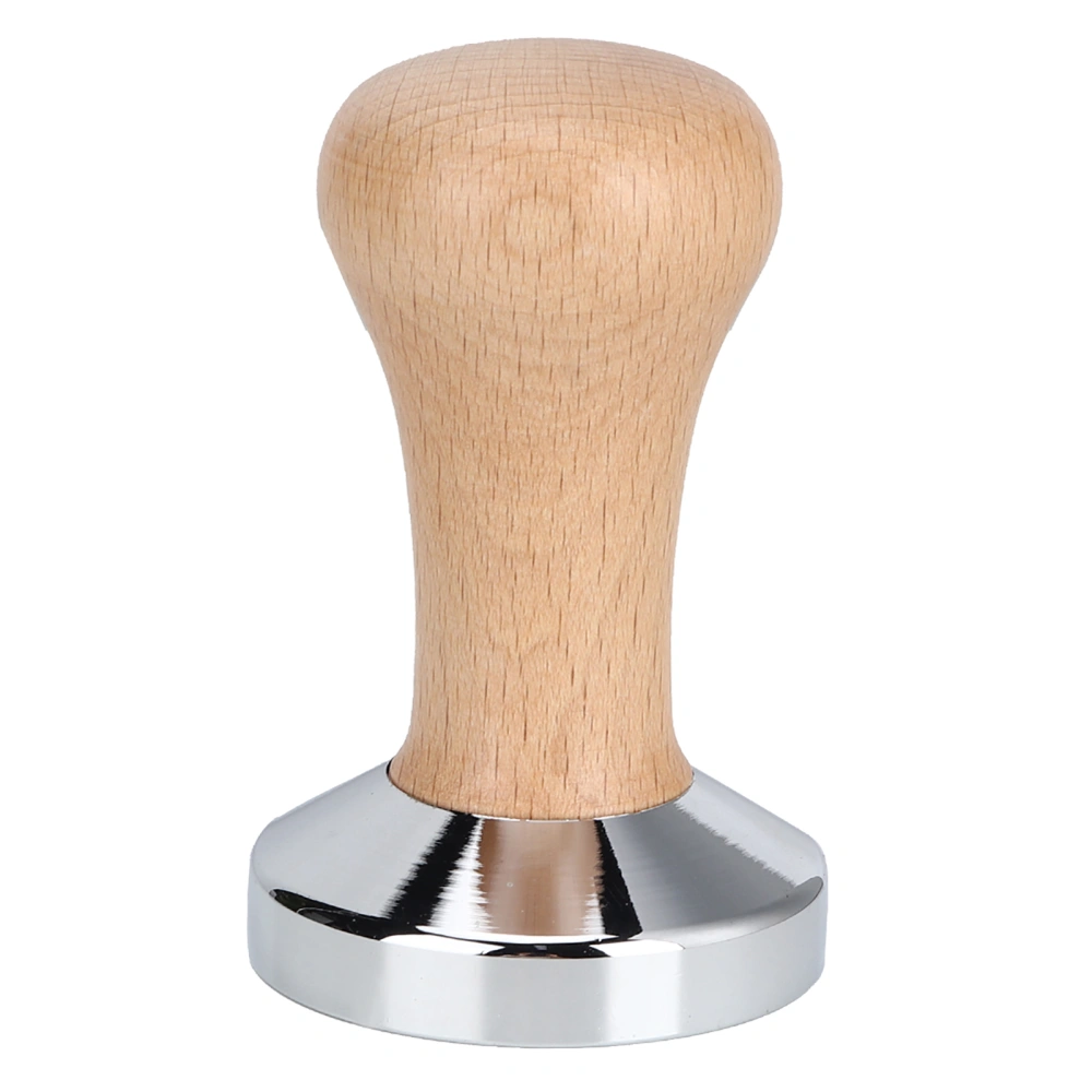 Wood Handle Coffee Tamper Stainless Steel Espresso Coffee Powder Press Hammer Coffee Accessories
