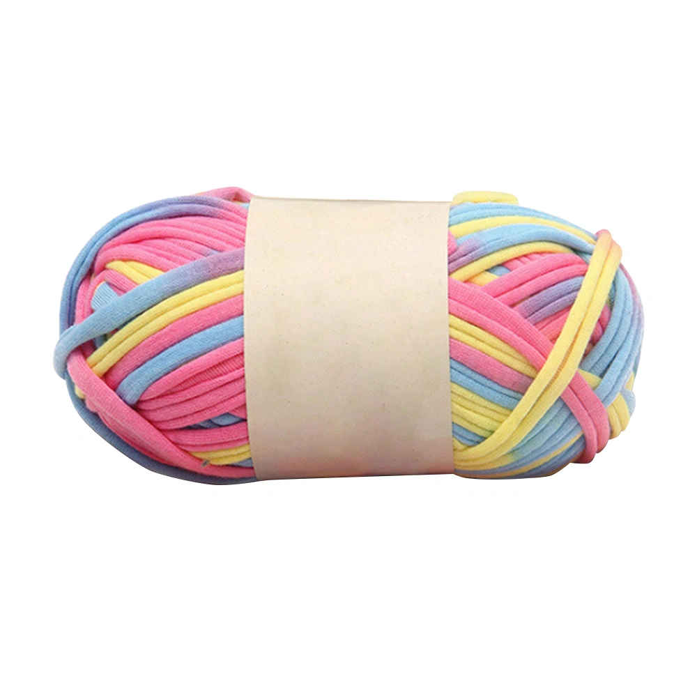 10pcs Fabric Craft Yarns Colorful Elastic DIY Hand Bag Crocheting Cloth Strip Yarn for Home