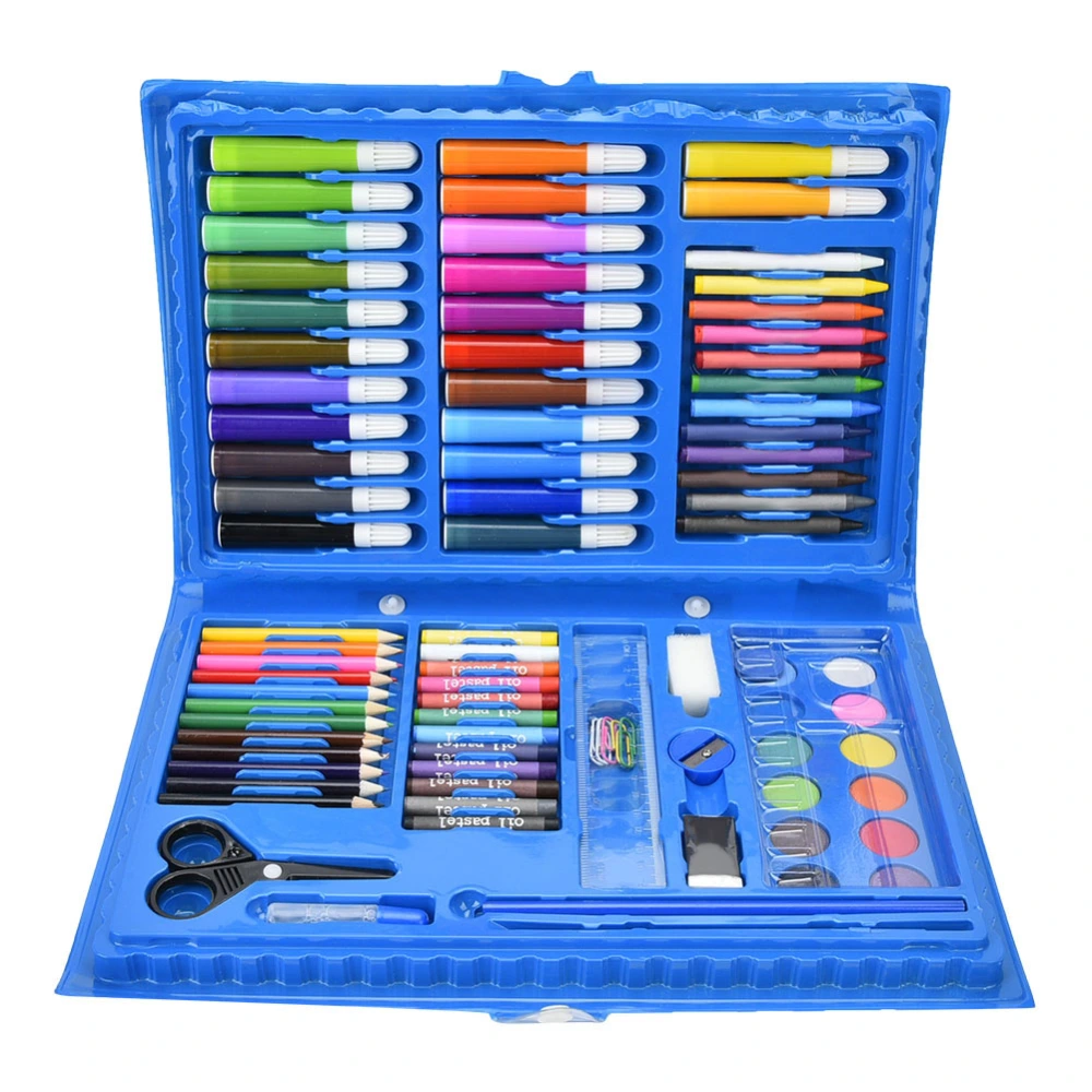 86pcs Watercolor Pen Colored Pencil Crayons Set Art Painting Tools with Gift Box
