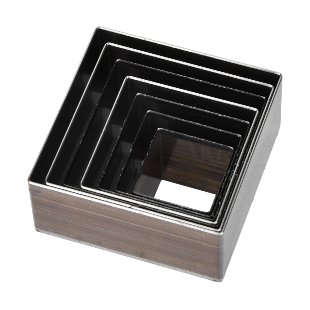 7Pcs 20-50mm Square Leather Craft DIY Leather Cutting Mold Die Leather Tool