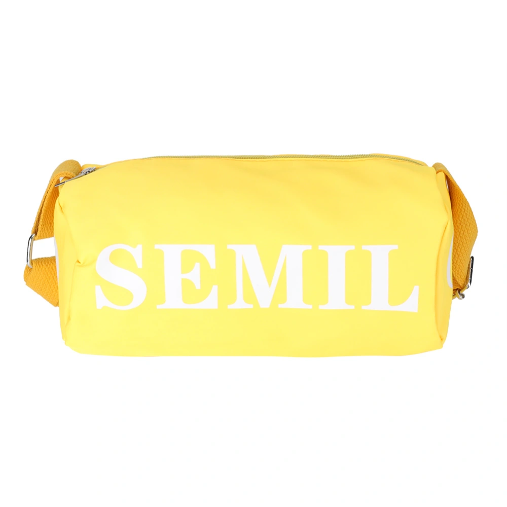 Adjustable Strap Fashionable Children Waist Chest Belt Bag Travel Outside Bag(Lemon Yellow)