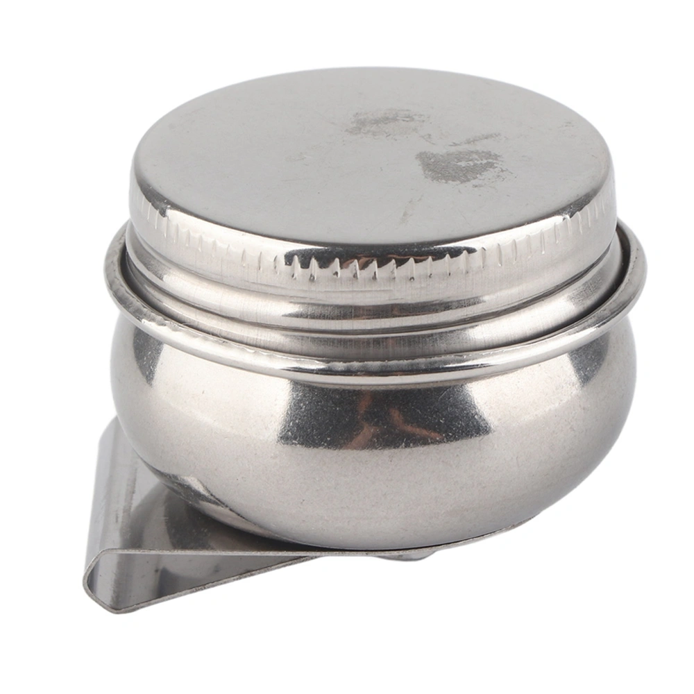 Stainless Steel Oil Painting Cup Double/Single Dipper Palette Container Cup (F-332)