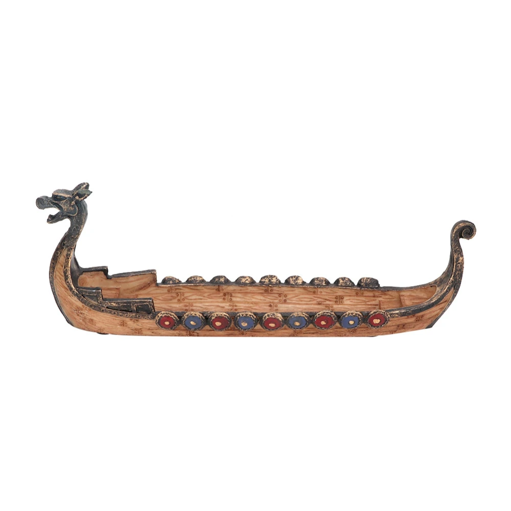 Dragon Boat Charms Resin Crafts Meditation Incense Burner Activity Gift (Without Incense )