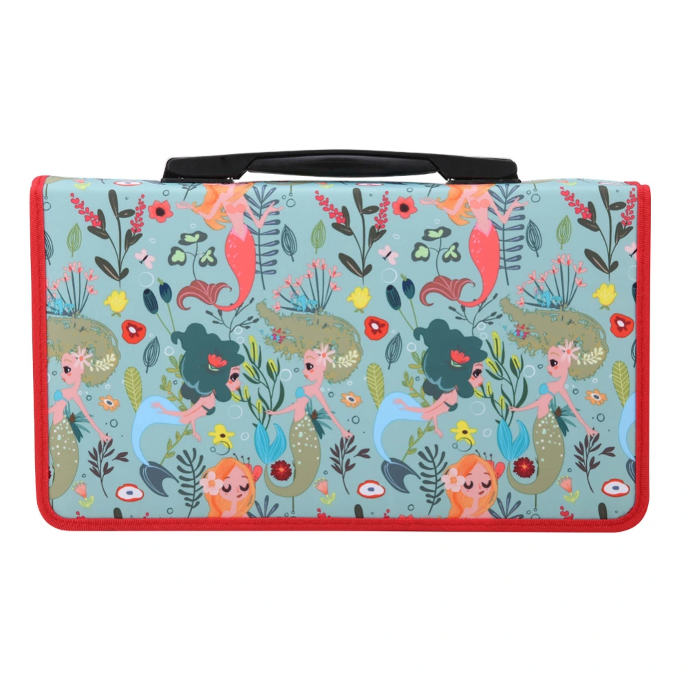 120/168/216 Slot SeA maid Pattern Color Pencil Box Painting Pen Organizer Case Holder(216)