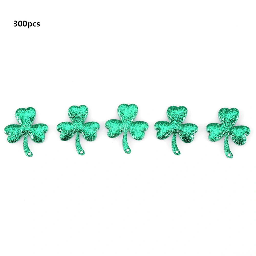 Lucky Shamrock Confetti Green Table Confetti for Christmas Party Decoration 300pcs