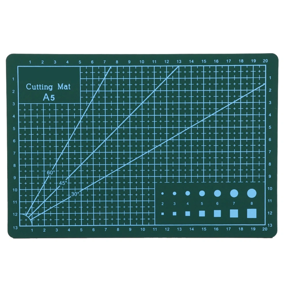 A5 Durable PVC Cutting Mat Cut Pad Board Self Healing Handmade DIY Tool Green