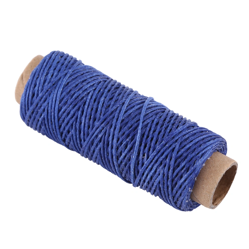 Heavy Duty 50 metres1mm Thick Leather Sewing Waxed Flat Thread(Royal Blue)