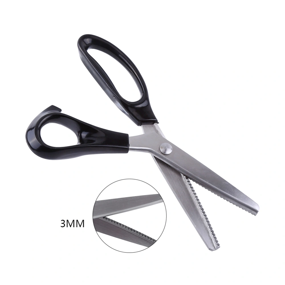 Fabric Decorative Round/Triangle Edge Pinking Shears Scissors Clipper 3 5 7mm