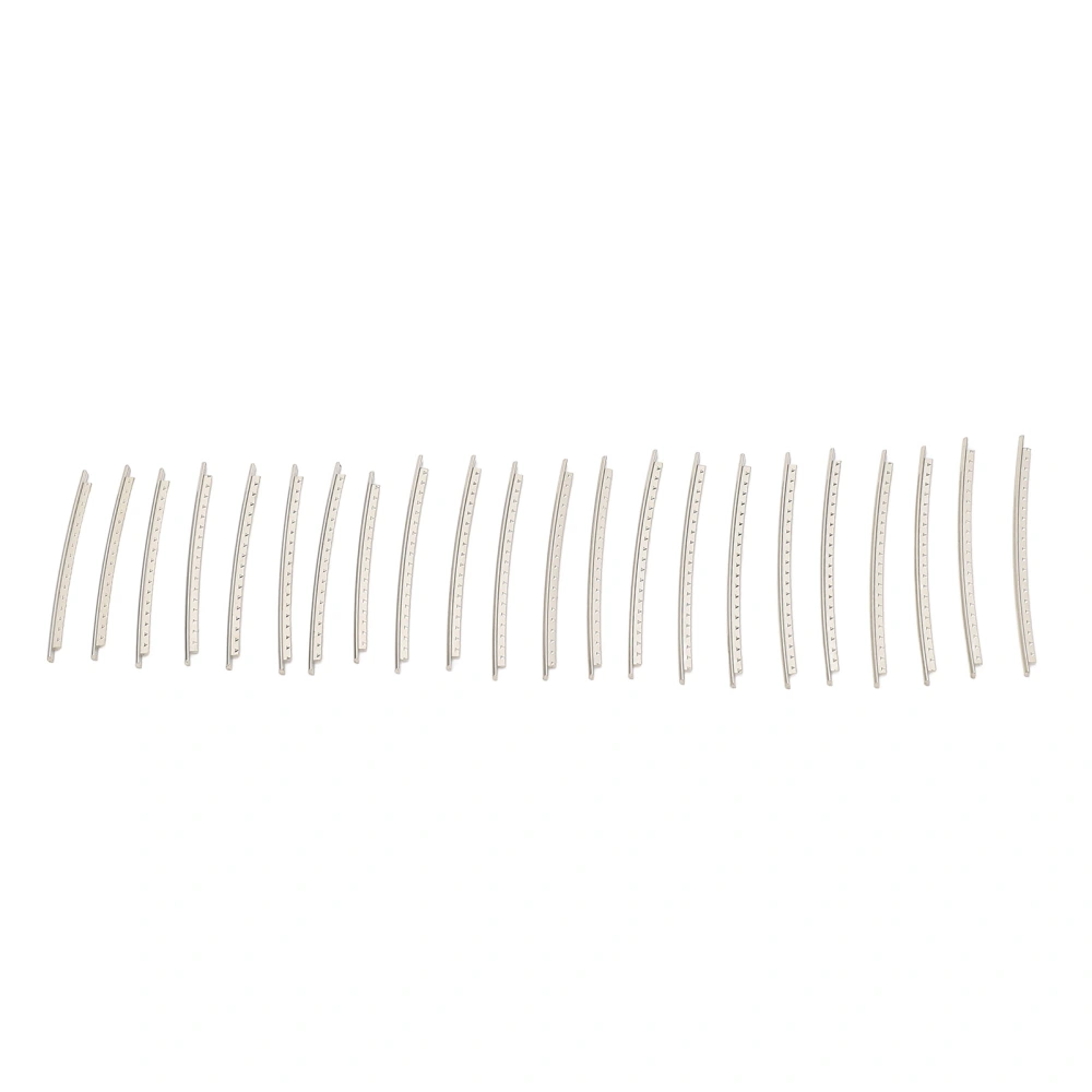 22 Pcs Guitar Fret 2.2mm White Copper Fret Wires Replacement Parts for Acoustic Guitars