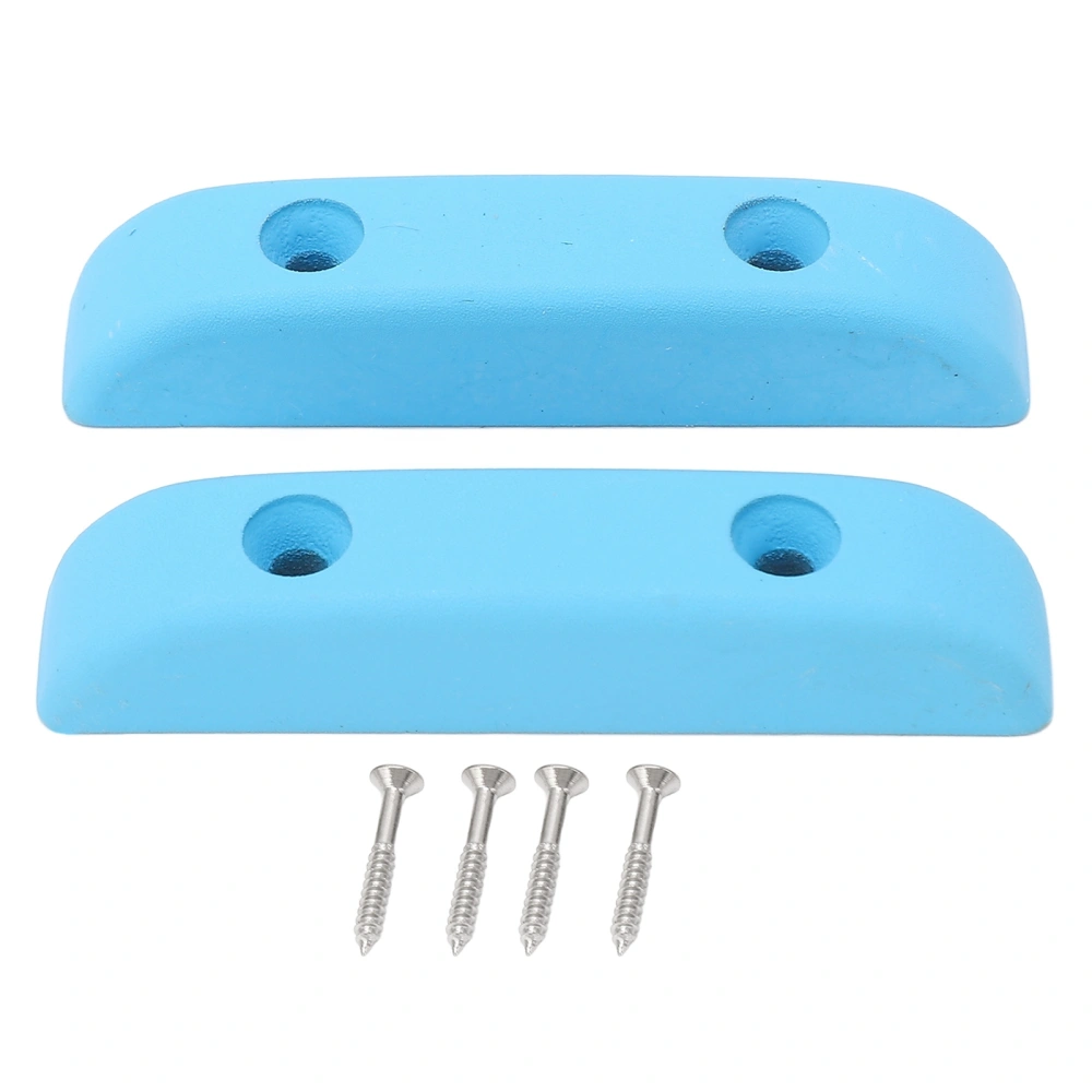 2Pcs Bass Thumb Rest Metal Fatigue Relieving Guitar Finger Rest for Performers Bands Blue