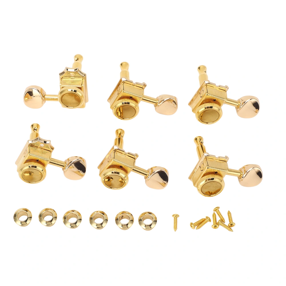 6PCS Guitar Locking Tuners Vintage Metal Locking Tuning Key Pegs for ST TL Guitars