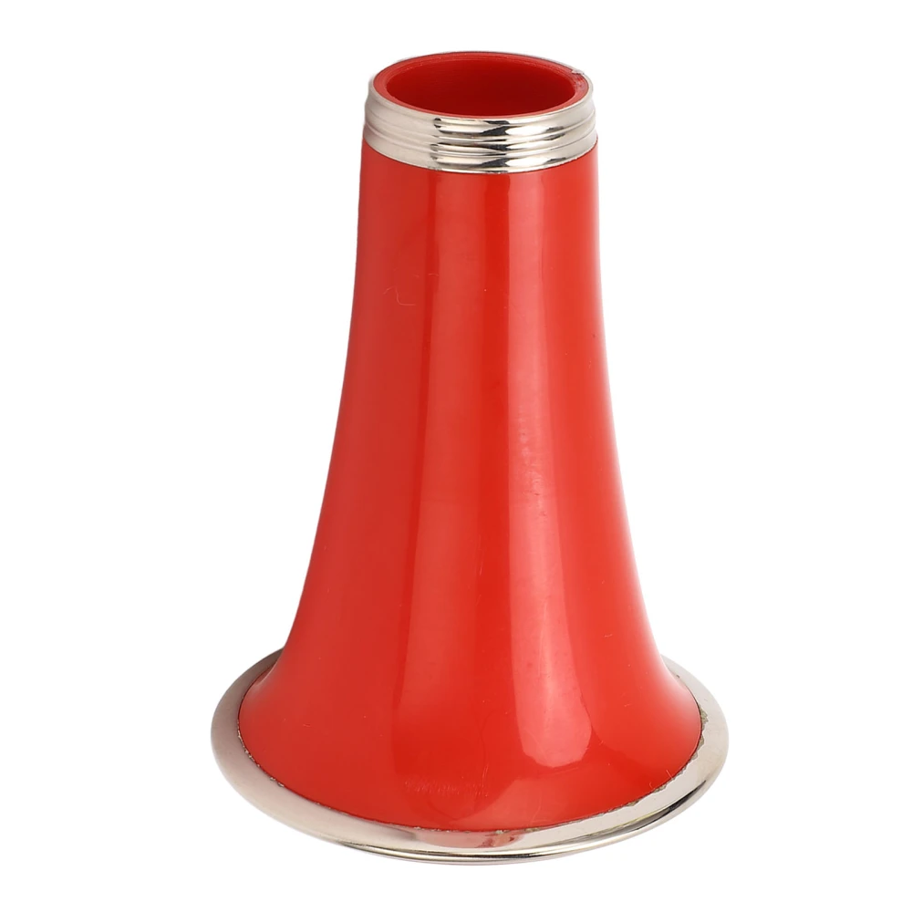Clarinet Bell Replacement ABS Plastic Nickel Plated Metal Ring Clarinet Speaker Horn Tube Wind Instrument Accessory CC29 Red