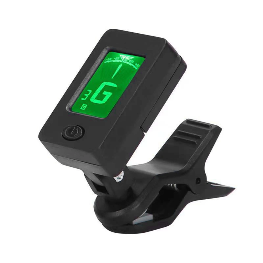 Guitar Tuner Clip On Portable Accurate Acoustic Guitar Ukulele Bass Violin Tuning Tool