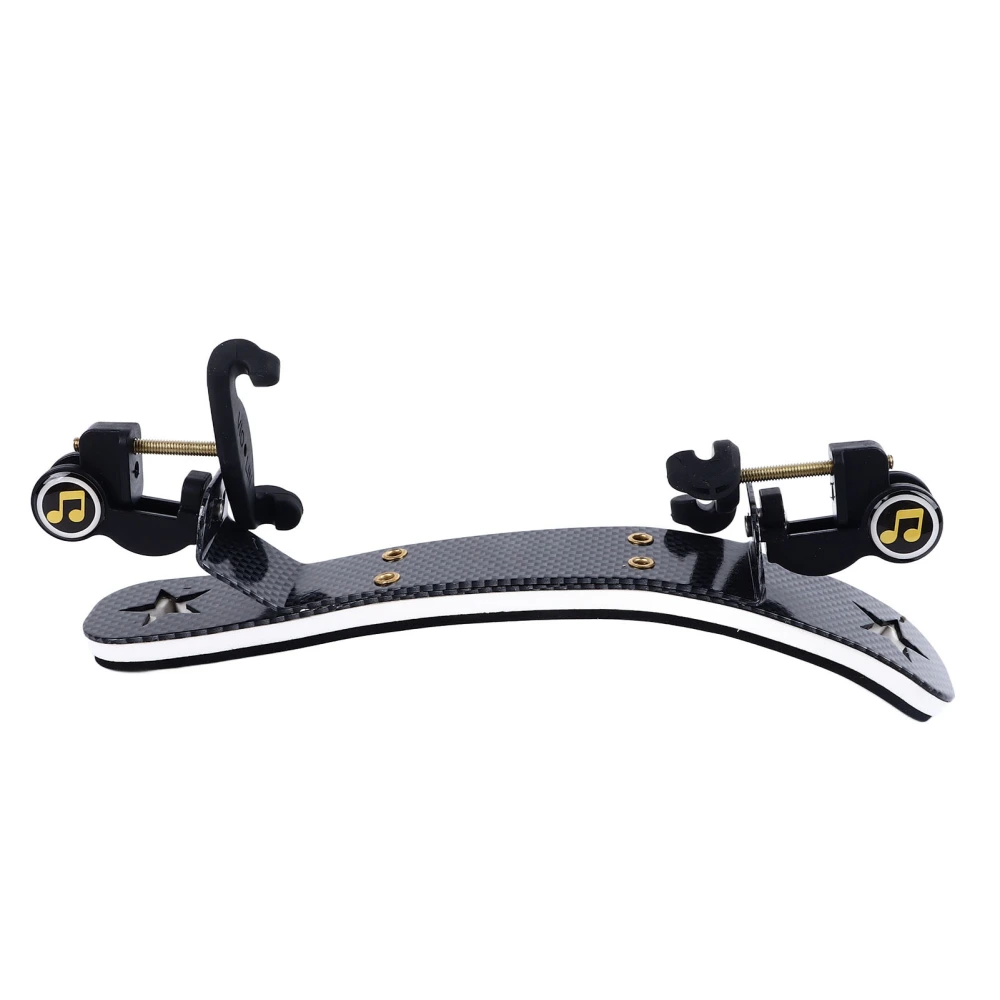 Violin Shoulder Rest 3/4 to 4/4 Adjustable Universal Shoulder Rest for Practice Performance Carbon Fiber Style