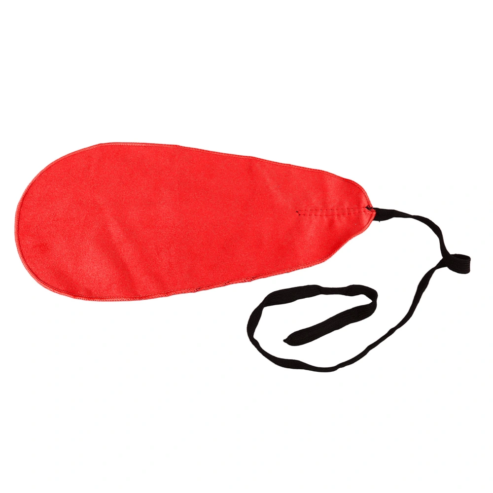 Saxophone Cleaning Cloth A Shape Cloth Cleaner Tool Accessory for Piccolo Flute Sax Red