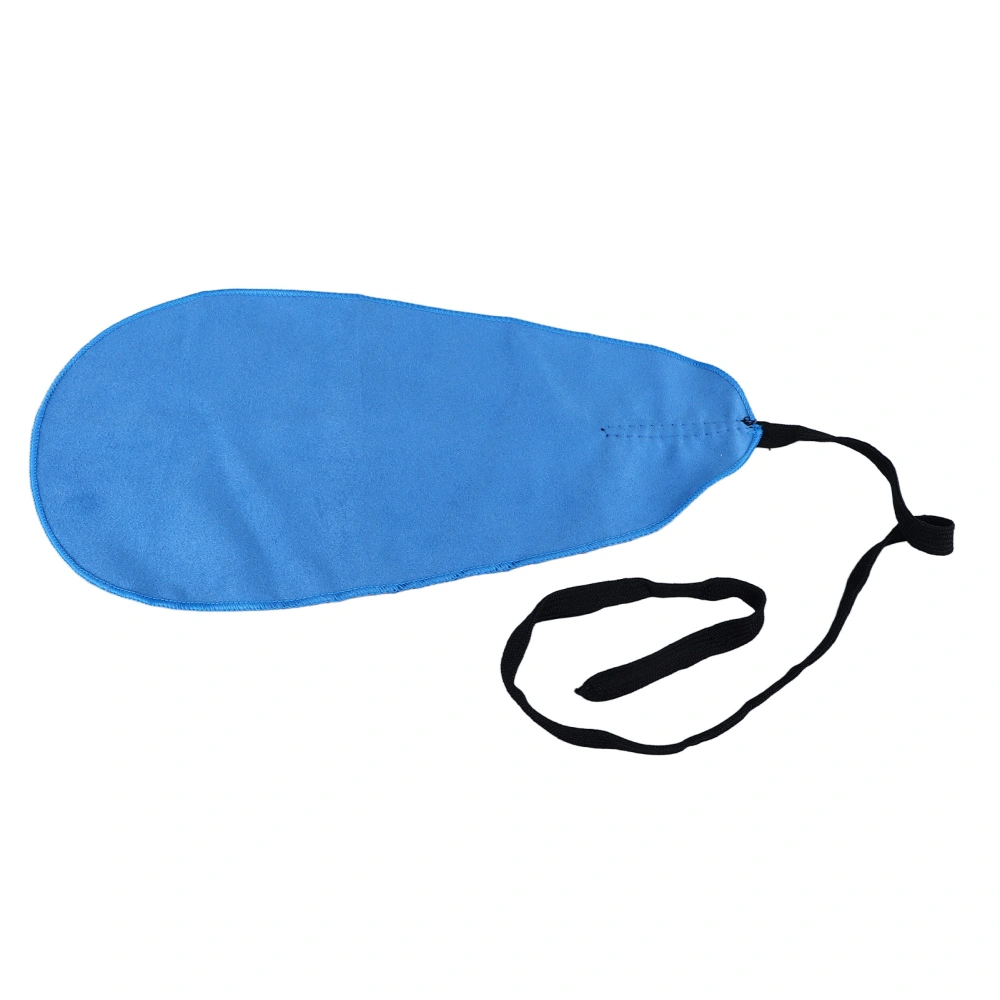 Saxophone Cleaning Cloth A Shape Cloth Cleaner Tool Accessory for Piccolo Flute Sax Dark Blue