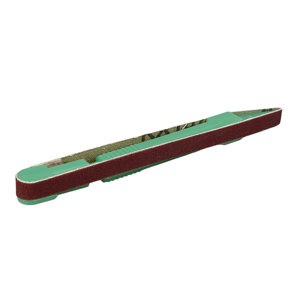 Guitar Fret Polishing Pen Finishing Sharpening Grinding Chamfering with Sand Belt Maintenance Care Tool Green