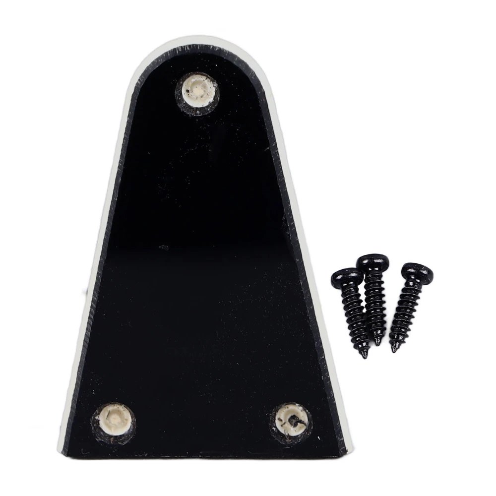 Electric Guitar Truss Rod Plate Plastic Sturdy Lightweight Decorative Truss Rod Cover Plate Black GR50