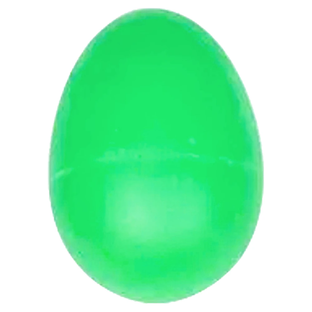 Plastic Egg Shaker Early Education Portable Musical Easter Egg for Kindergarten Home Travel Green