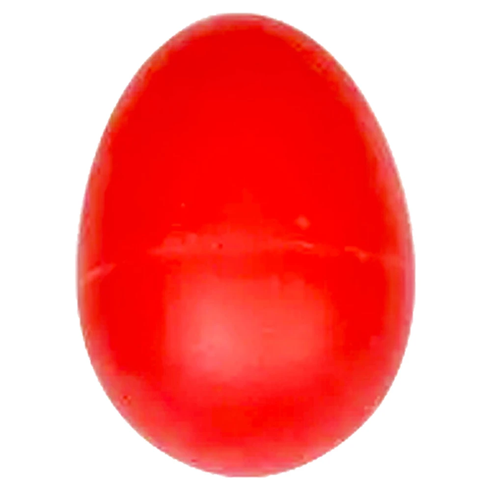 Plastic Egg Shaker Early Education Portable Musical Easter Egg for Kindergarten Home Travel Red