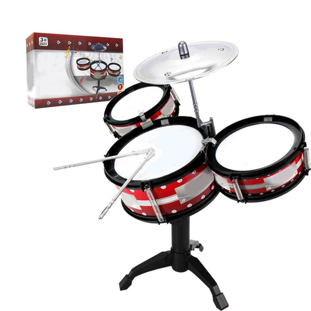 Kids Drum Toy Set Toddlers Jazz Drum Kit Educational Percussion Musical Instrument Type 2