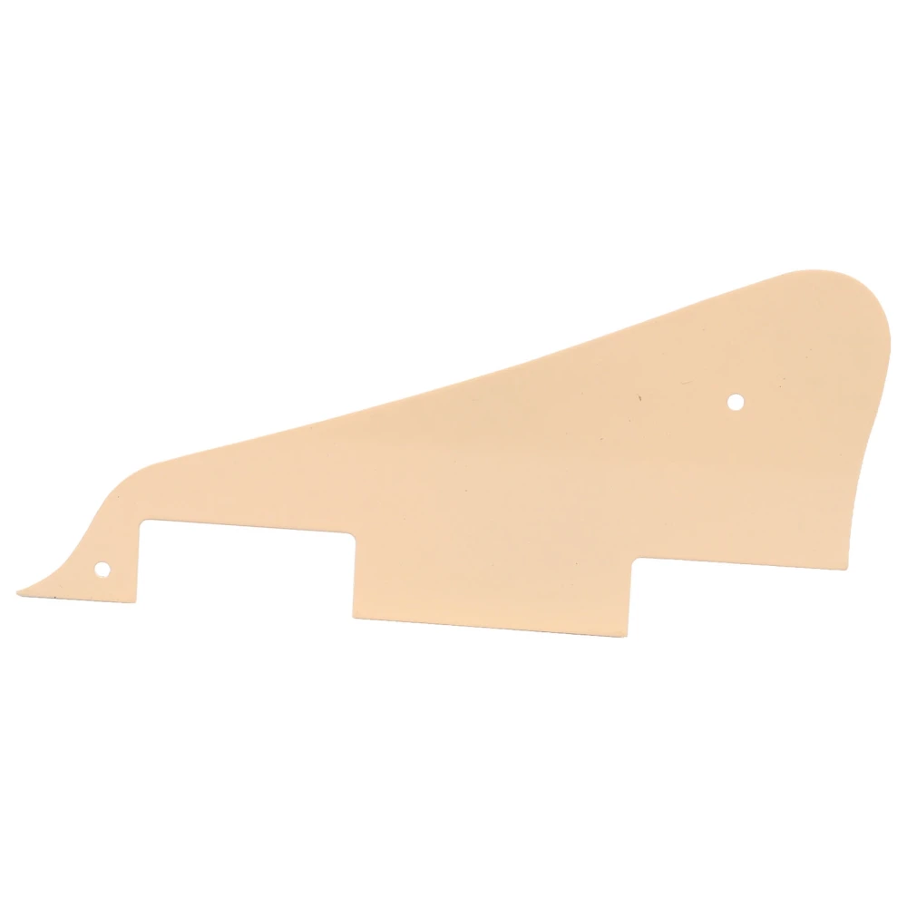 Electric Guitar Pickguard Sturdy Lightweight Anti Scratch Guard Plate for LP Guitars Beige