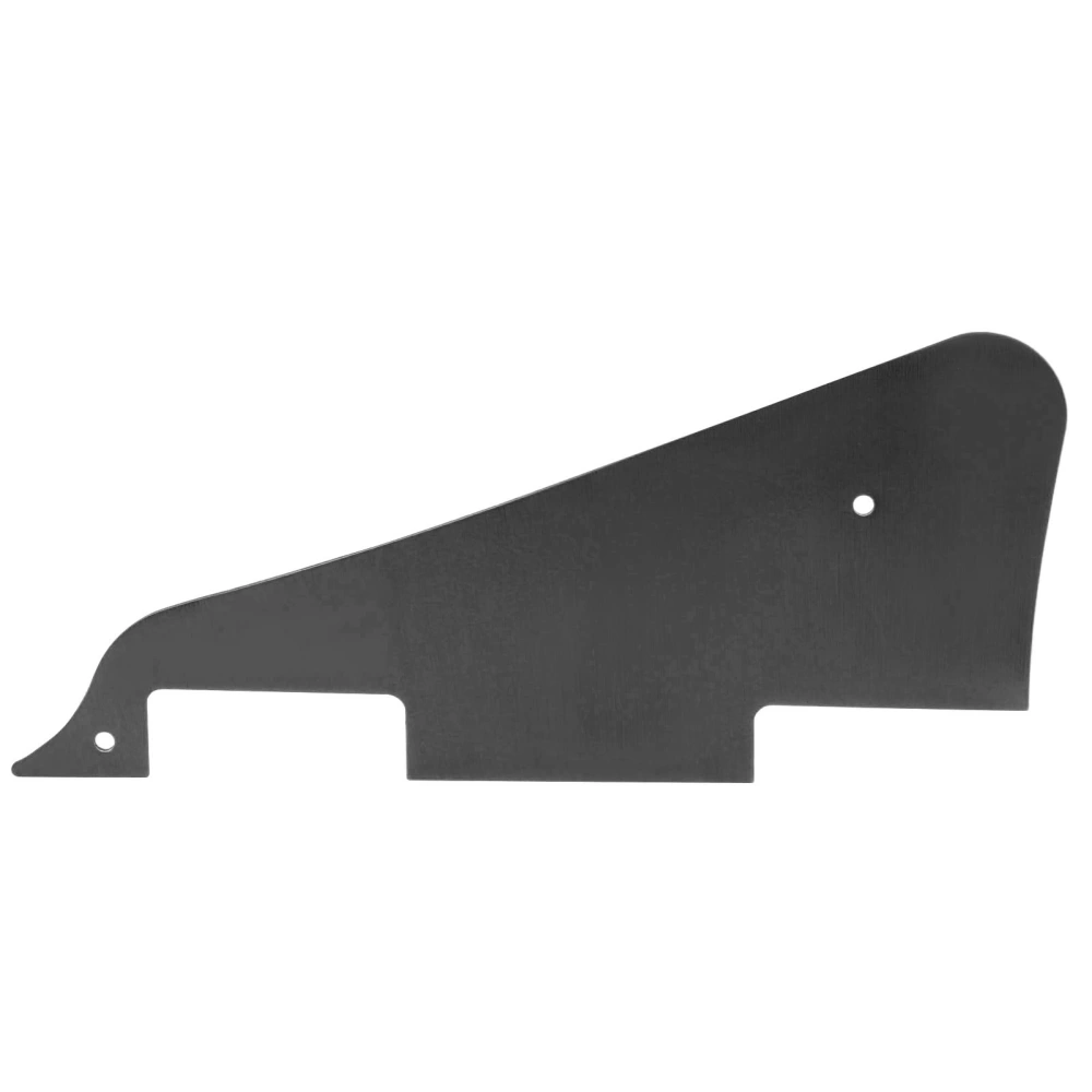 Electric Guitar Pickguard Metal Anodized Lightweight Scratch Protection Guitar Guard Plate Black