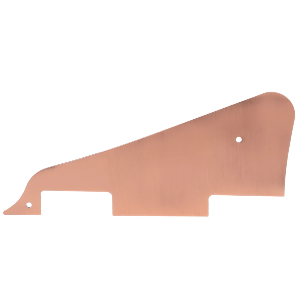 Electric Guitar Pickguard Metal Anodized Lightweight Scratch Protection Guitar Guard Plate Red Bronze