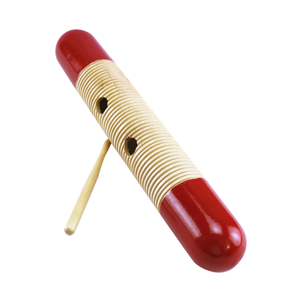 Percussion Musical Instruments Wooden Early Education Educational Musical Training Tool for Kindergarten School Red