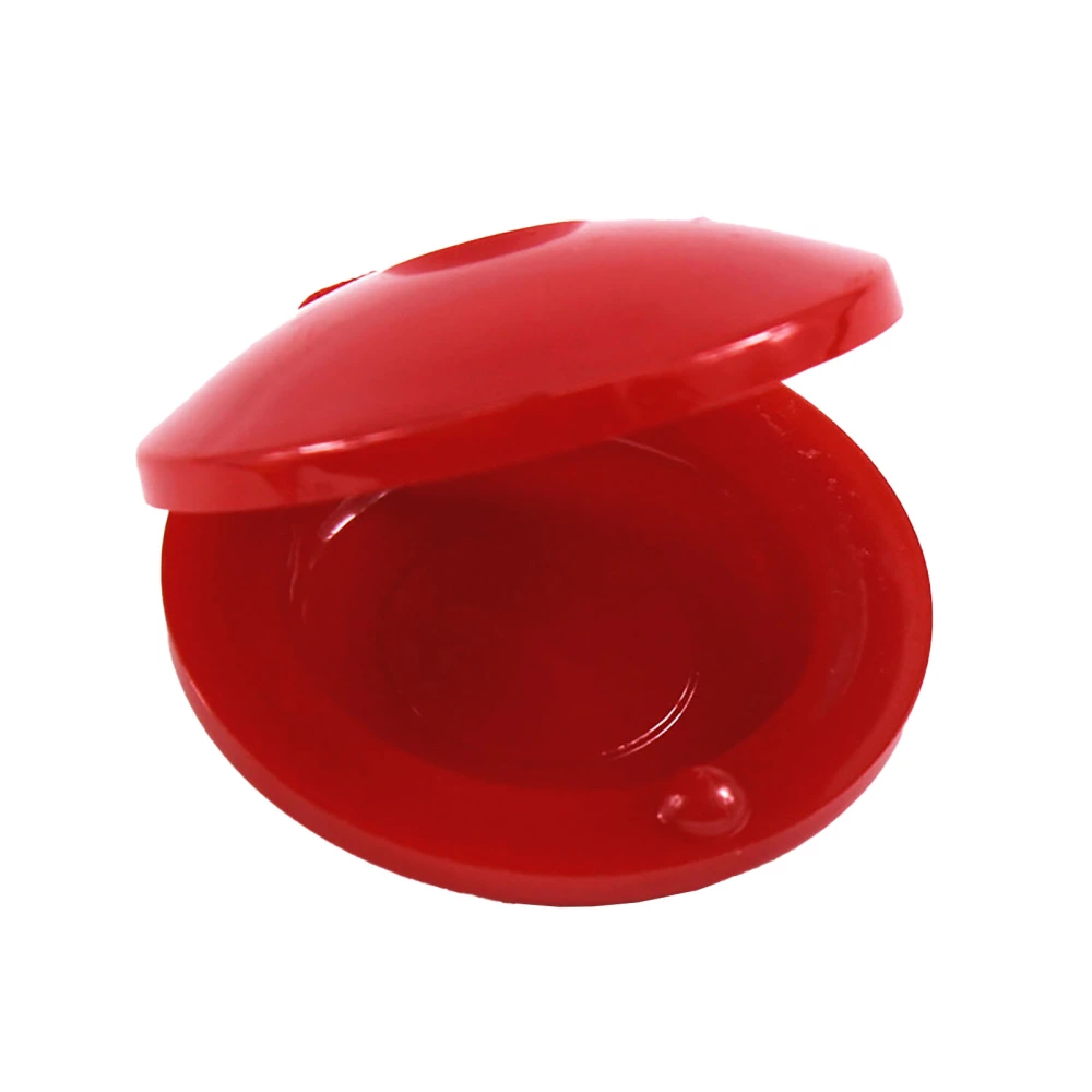 Children Finger Castanet Plastic Castanet Musical Instrument Rhythm Educational Toy for Kids Red