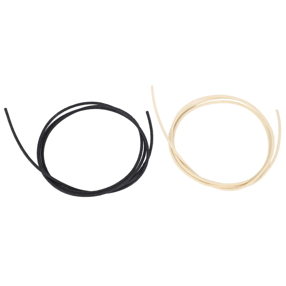 2 Pcs Guitar Pickup Wire Insulation Protection Reduce Noise Single Core Copper Cable for Electric Guitars