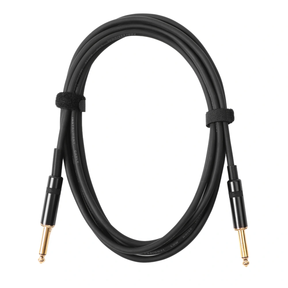 Electric Guitar Silent Cable Noise Reduction Audio Mute Cable Bass Speaker Connection Cord 3 Meter Double Straight Plug