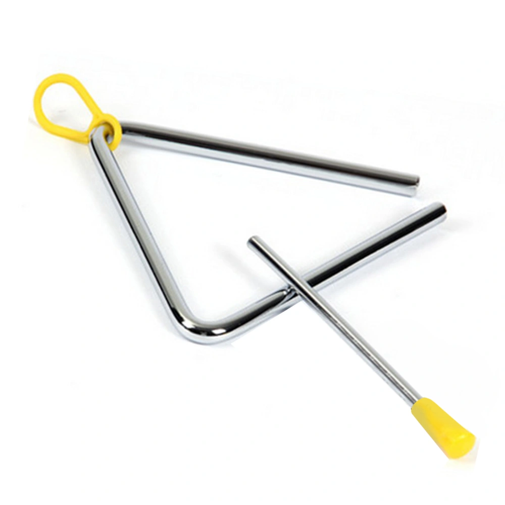 Hand Percussion Triangle Children Hand Percussion Instrument Rhythm Triangle for Early Education Kindergarten 9 Inch