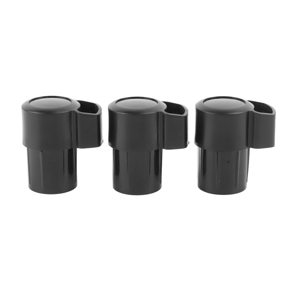 3PCS B Flat Alto Saxophone Plugs ABS Plastic Sax End Caps Bent Neck Key Protector Musical Instrument Parts