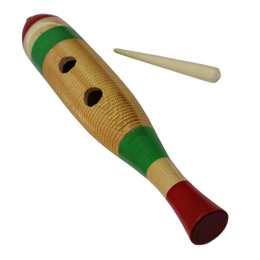 Orff Fish Clapper Set Toddler Wooden Fish Toy Kids Hand Percussion Toy Educational Instrument 25cm / 9.8in
