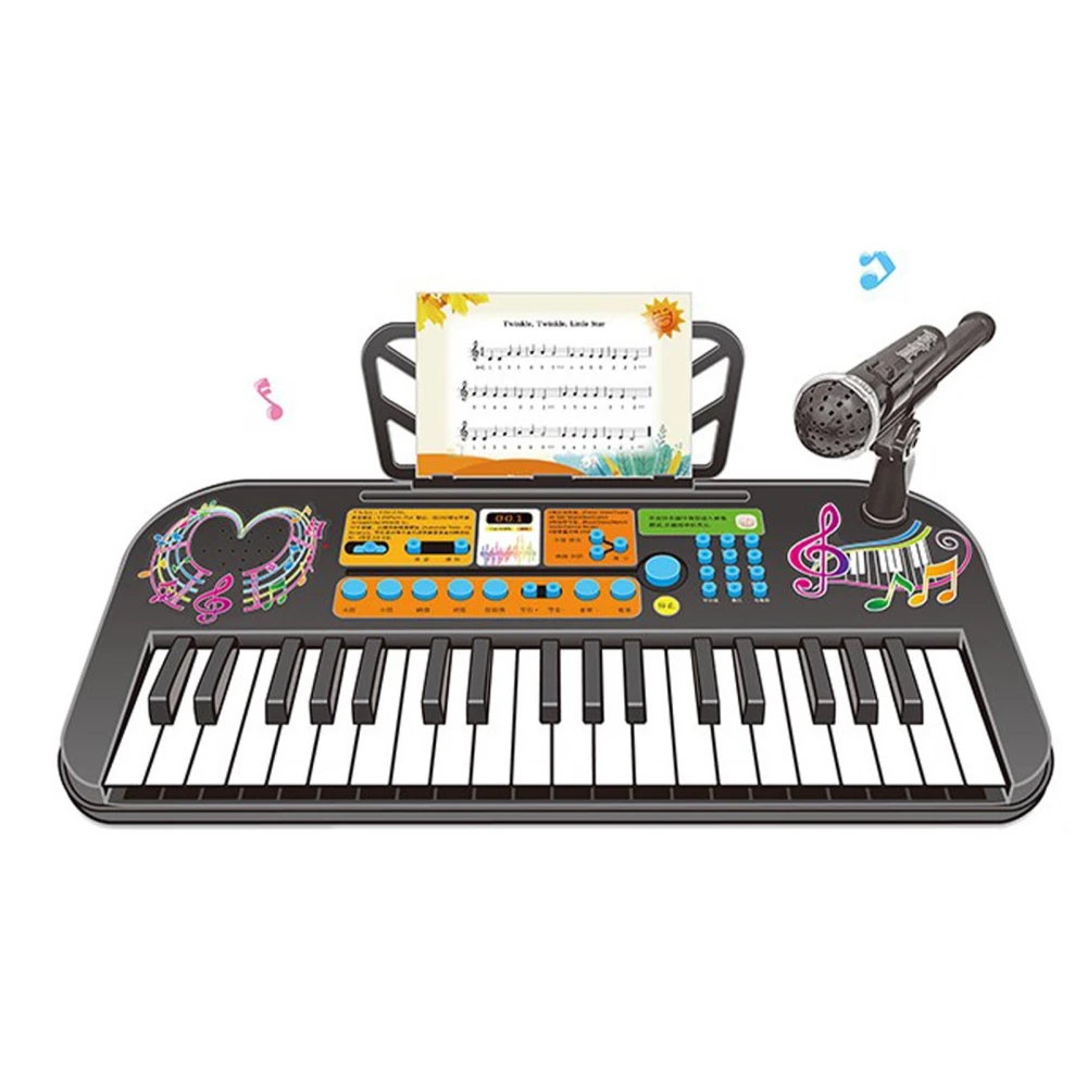 Electronic Digital Piano Children Household Portable Keyboard Piano for Beginners 37 Key