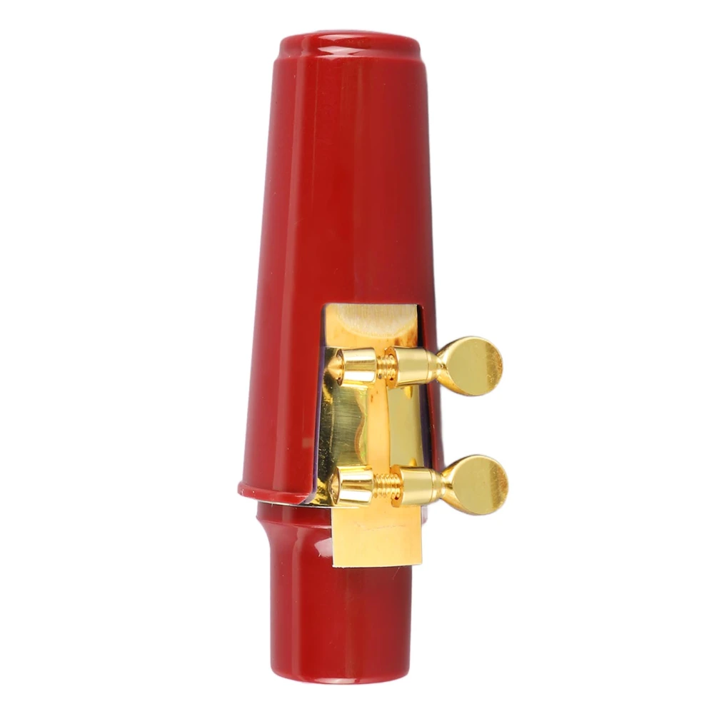 Alto Saxophone Mouthpiece Kit Sax Cover Ligature Reed Instrument Accessories for Replacement Red