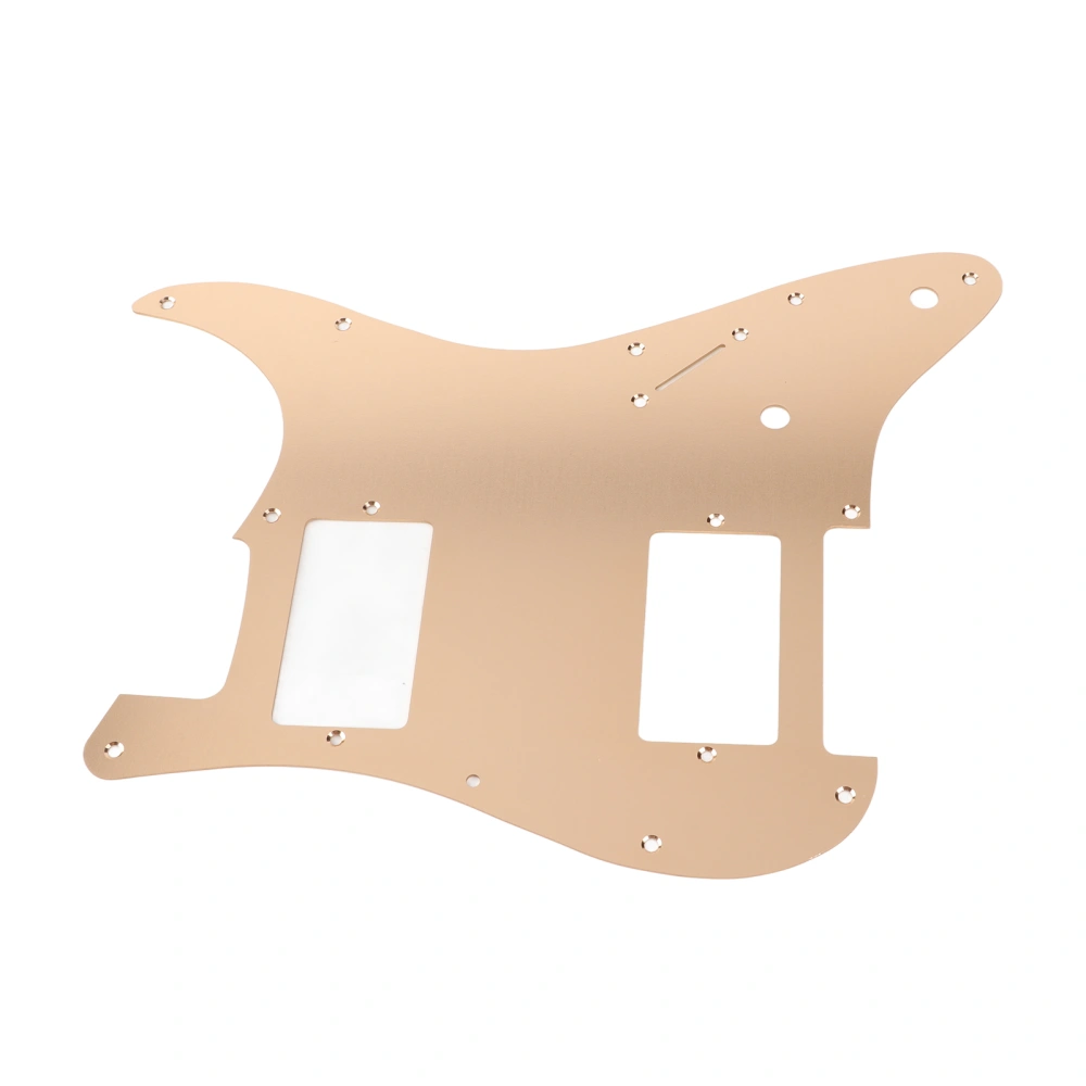 Electric Guitar Pickguard Aluminum Alloy 2 Humbucker Guitars Pick Guard Scratch Plate Luxury Gold Color
