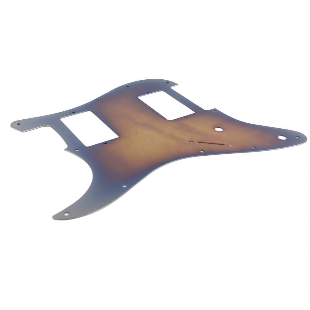 Electric Guitar Pickguard Aluminum Alloy 2 Humbucker Guitars Pick Guard Scratch Plate Bronze
