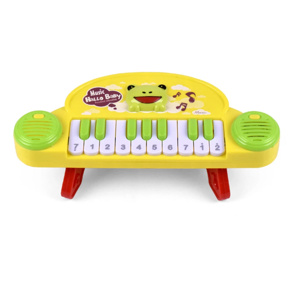 10 Keys Kids Piano Cartoon Digital Piano Toy Electronic Music Keyboard for Toddler Early Education