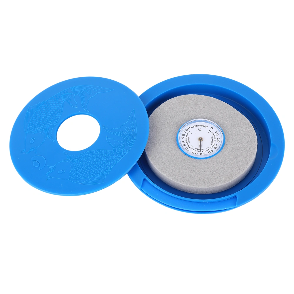 Guitar Soundhole Humidifier with Hygrometer Humidity Gauge Folk Acoustic Guitar Sound Hole Humidifier Blue