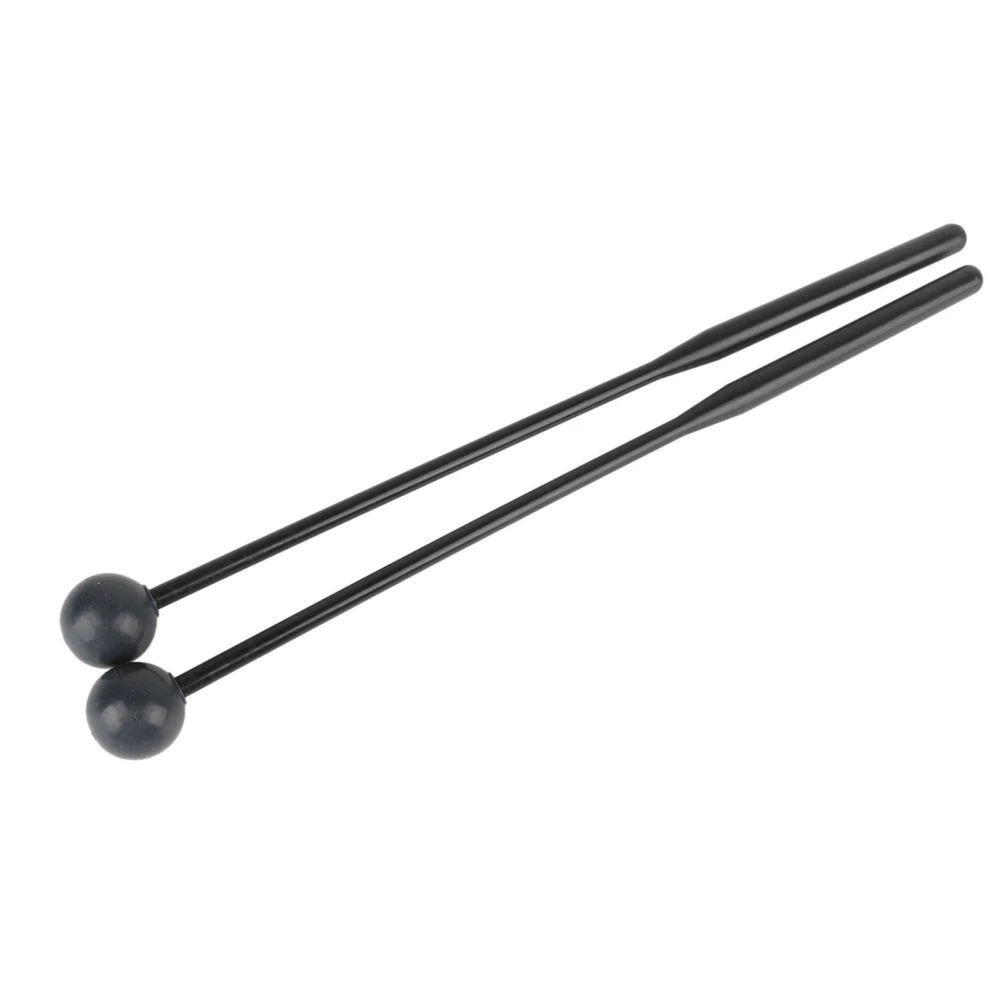 2 PCS Drum Mallets Percussion Mallets for Xylophone Glockenspiel Marimba Bell Chime All Black